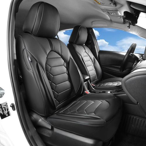 Freesoo Fundas De Cuero Para Asiento De Automóvil, Juego Com