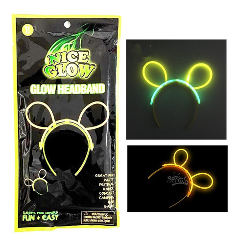 Vincha Luminosa Glow Stick Fiesta Neon