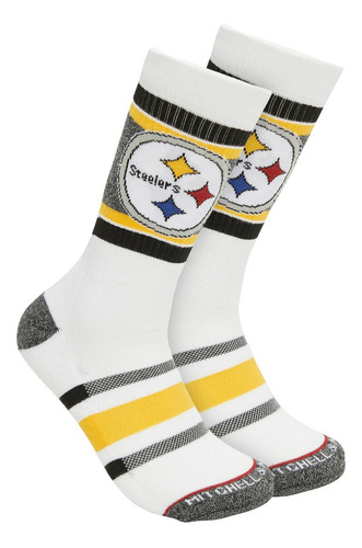 Interception Crew Socks Pittsburgh Steelers S/m