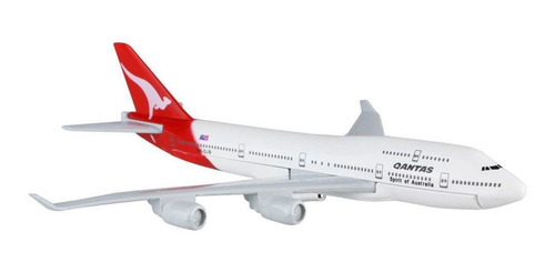 Qantas Airways - Miniatura Aeronave Comercial Boeing 747