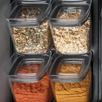 Comprar Porta Condimentos Gaveta Organizador Temperos Kit C\u002F8 Potes