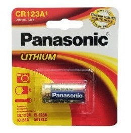 Imagen 1 de 1 de Pila Bateria Cr123 Panasonic Litio 3 V