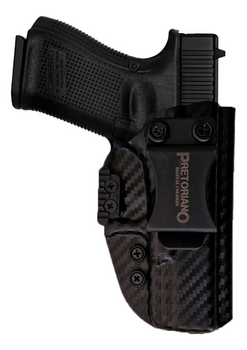 Coldre Kydex Pretoriano Glock G19 G19x G23* G25 G45 Velado Carbono