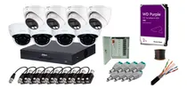 Comprar Kit Dvr 5mp 8ch, 4 Cam Full Color, 4 Cam Domo, 2tb, Utp Cat6