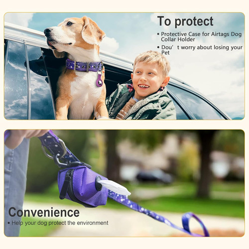Daganxi Collar De Perro Ajustable De Neopreno Suave Acolchad