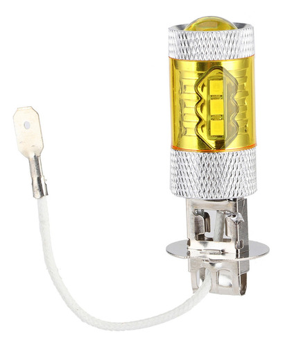 Luz Antiniebla 1 Par 12-24v 80w H3 16smd Led Amarillo Lámpar