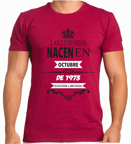 Camiseta Cumpleaños Personalizada 50 Años Fechas Especiales 