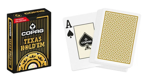 Baraja De Cartas Copag Texas Holdem 100% Plástico 