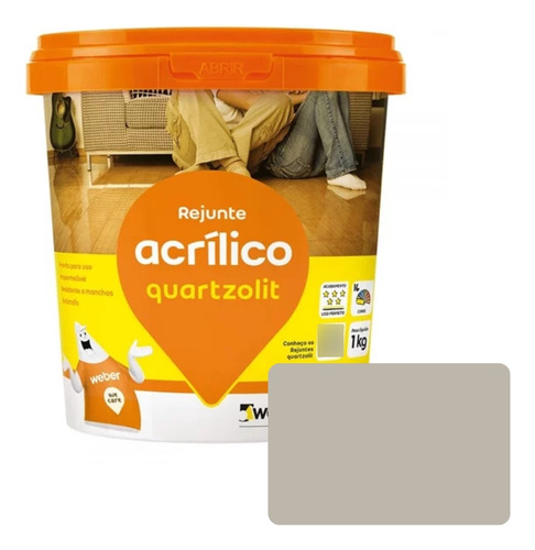 Rejunte Acrilico 1kg Corda Quartzolit