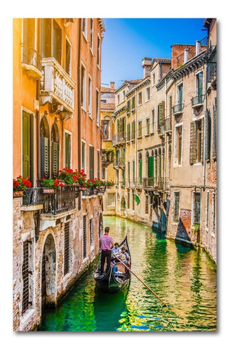 Cuadro Decorativo Canales De Venecia Italia Canvas 135x90