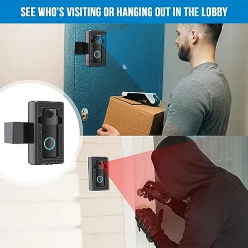 Soporte De Puerta De Timbre De Video Parpadeante