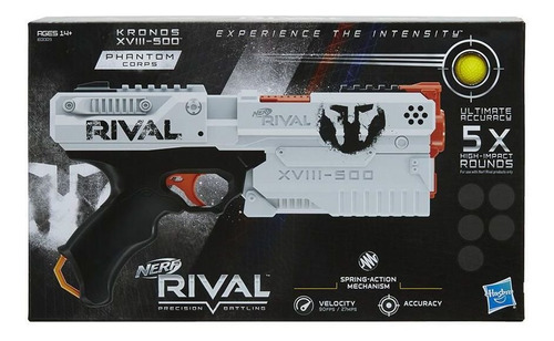 Nerf Rival Kronos Xviii 500 HasbroIncluye 5 Proyectiles