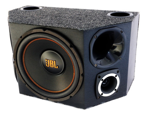 Imagem 5 de 7 de Caixa Trio Sub Jbl Completa Som Carro + Amplificador Taramps