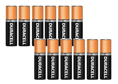 Pack 12  Duracell Aaa 1.5v Triple A - Todopilas