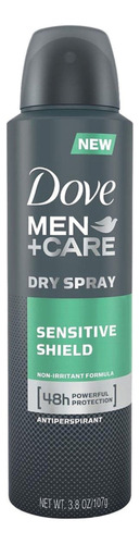 Dove Men + Care Dry Spray Antitranspirante, Sensitive Shiel.