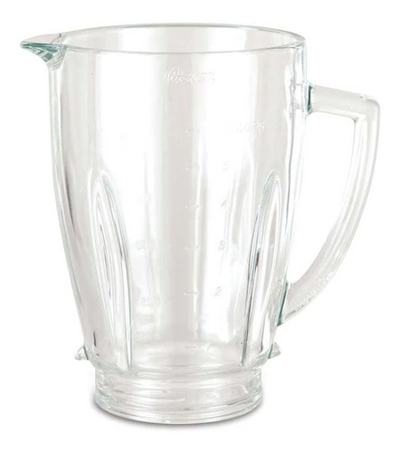 Vaso Vidrio Redondo Oster Para Licuadora Blstpyg Base Ancha