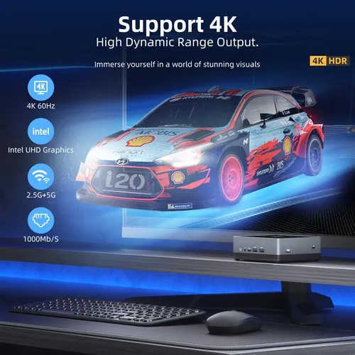 Mini Pc Intel N5095a Quad-core (beat N5105) De Hasta 2.9 Ghz