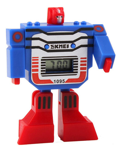 Transformers Robot Forma Reloj Para Niños