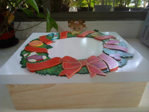 Imagen 2 de 10 de Cestas De Madera Cajas Con Tapa De Madera O Vidrio Huacales