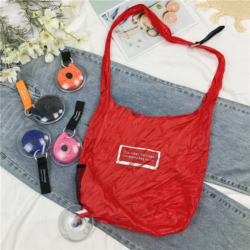 Bolso Portátil Retráctil Bolsa De Compras Viaje Reutilizable