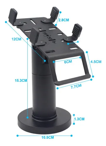 Soporte Para Terminal De Tarjeta De Crédito Soporte Negro