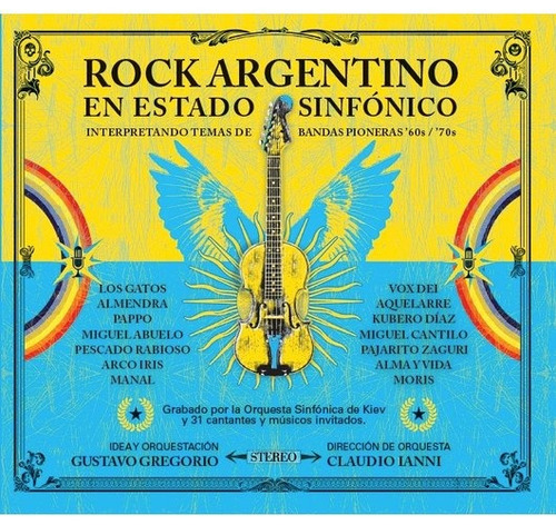 Rock Argentino En Estado Sinfonico - Varios Interpretes (cd)