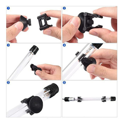 13w Luz Uv Sumergible Lámpara Esterilizador De Agua De Acuar
