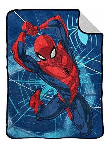 Marvel Spiderman Swing Franel Sherpa Manta Mide 60 X 80...