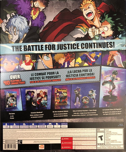 My Hero One's Justice 2 Collector's Edition Ps4