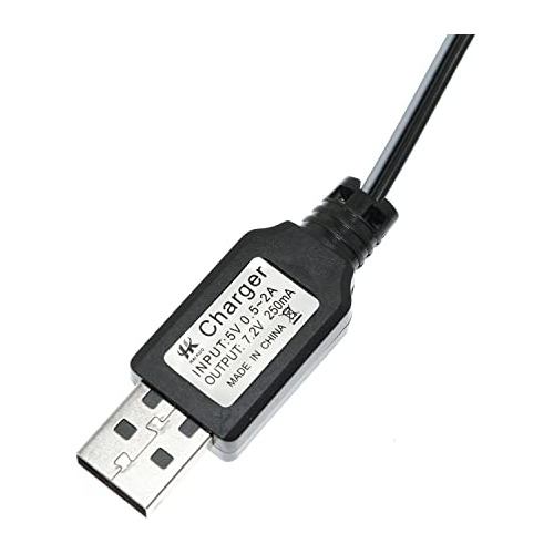 Cargador Usb Ni-cd Ket-2p 7.2v Para Camion Rc Excavadora