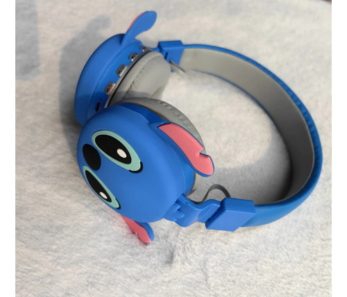 Audífono Bluetooth Stitch Para Iphone Samsung Xiaomi Azul Azul