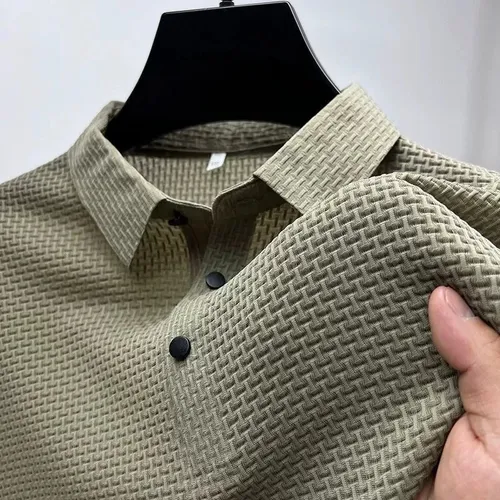 Camisa Polo Masculina De Manga Curta De Verão Casual Para