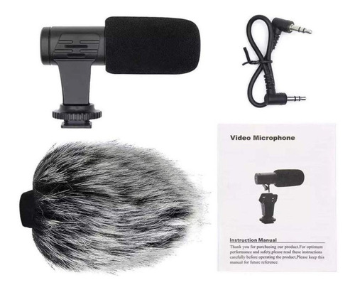 Imagem 3 de 12 de Microfone Condensador Microfone Direcional Estéreo Externo