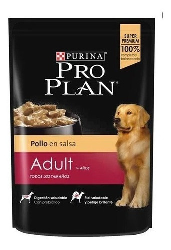 Pro Plan Pouch Perro Dog Adulto 100 Gr Caja X 15 Unidades