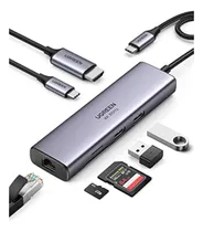 Comprar Hub Usb C Ugreen, Adaptador Multipuerto 7 En 1 Con Hdmi 4k A