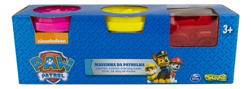 Kit Massinha Rosa E Amarelo - Patrulha Canina - Ki-massa