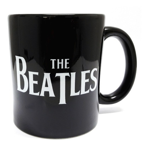 Taza Negra The Beatles