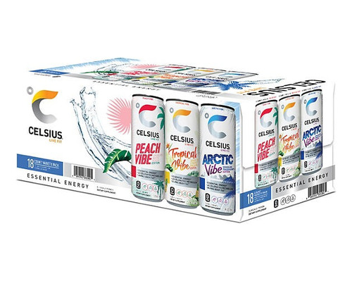 Celsius Essential Energy Sparkling Vibe Variety Pack 18pk