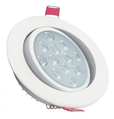 Plafón Led Dirigible Blanco 12watts Bote 115mm Luz Blanca