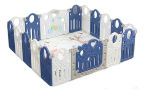 Corral Para Niños Y Bebes Y Niñas Cerco 14 Piezas 2 Puertas