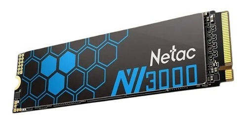 Disco sólido interno Netac Nv3000 Ssd Nvme M2 de 250 GB, color negro