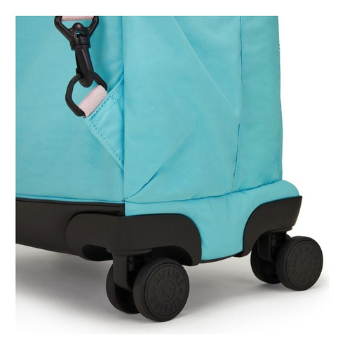 Mochila mochila de rodinhas Kipling New Zea cor fairy blue c