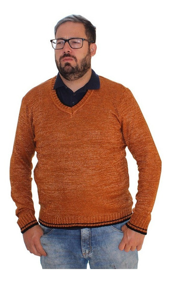 sueter masculino laranja