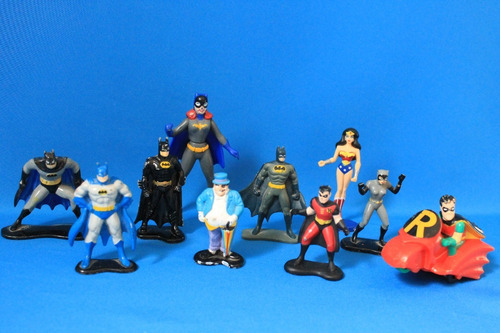 Lote Batman Figuras De Metal Dc (Usado)