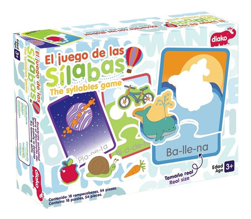 El Juego De Las Silabas Diako Rompecabezas