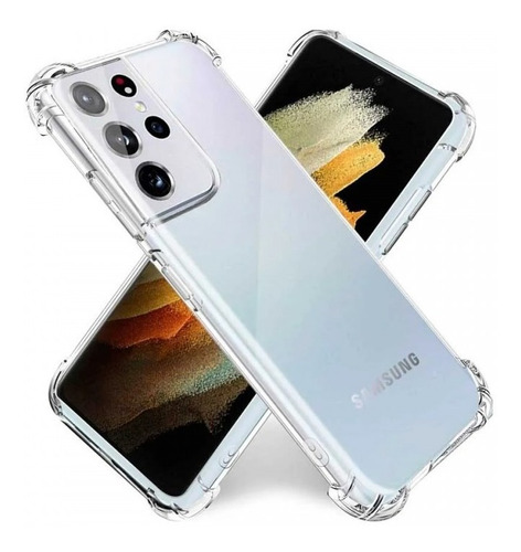Case Transparente Rígido Para Samsung S21 Ultra Freecellshop