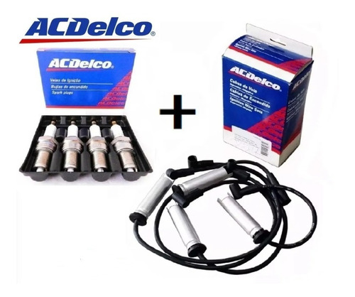 Kit Cables Y Bujias Chevrolet Corsa Fun Agile Celta Original