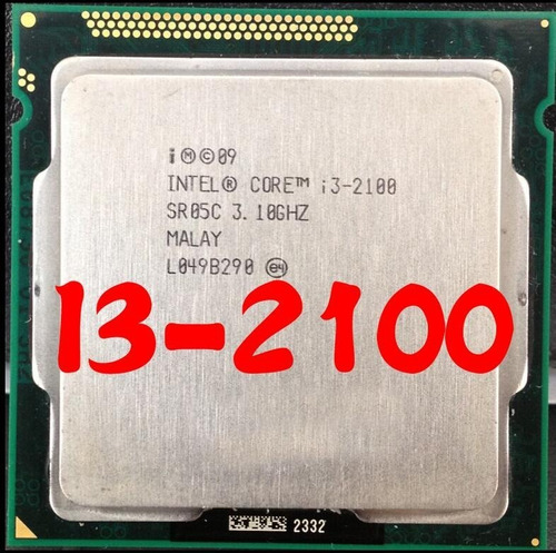Processador Gamer Intel Core I3-2100  2 Núcleos E 3.1ghz