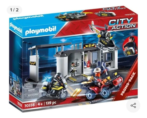 Playmobil  70338 Maletin  Comisaria De Policía Fuerzas Espec