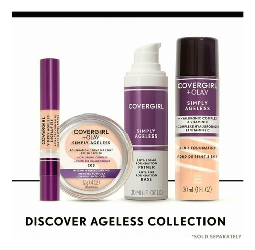 Covergirl Simply Ageless 3-in-1 Liquid Foundation (packaging